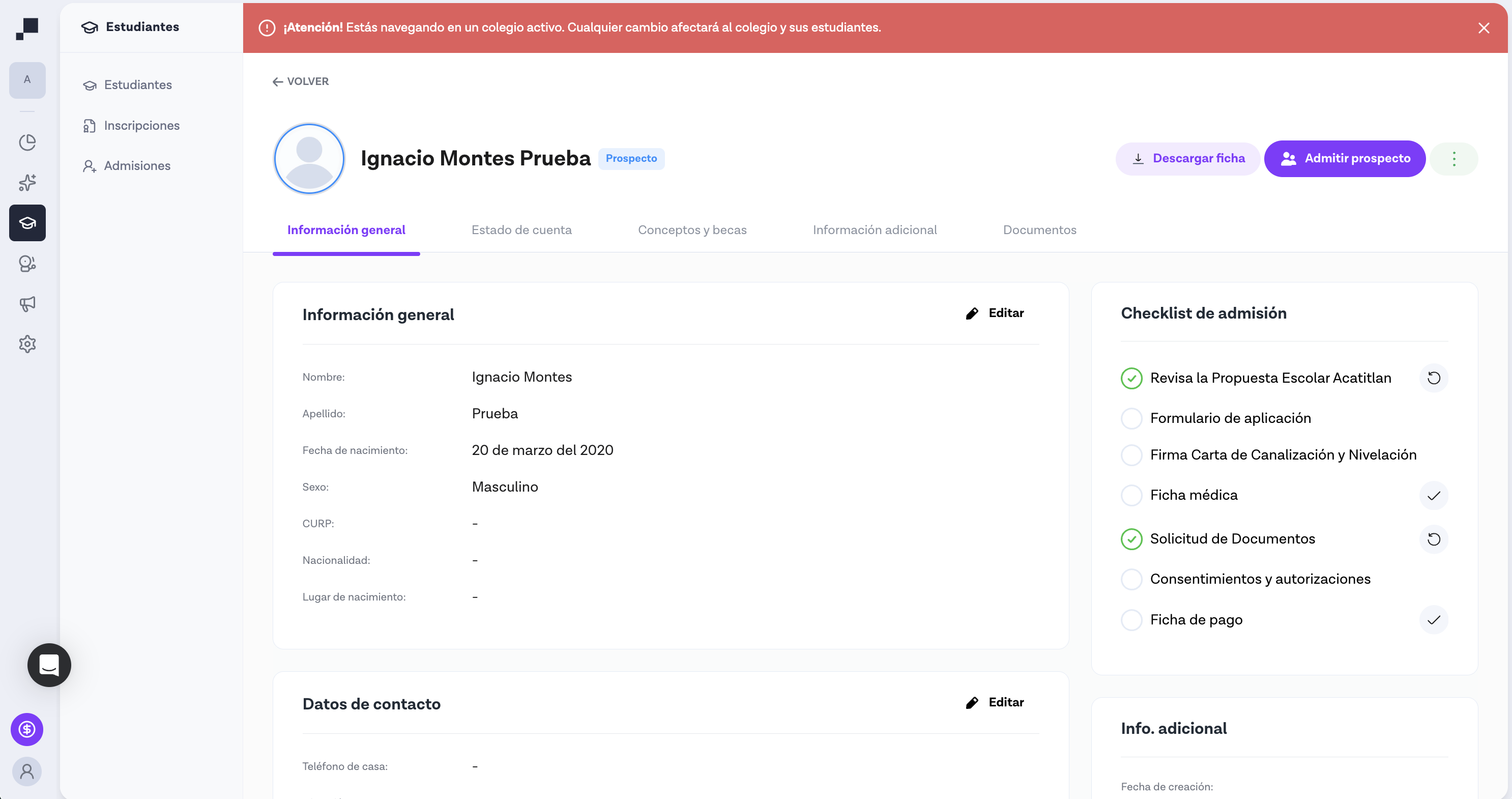 Cometa Student Profiles